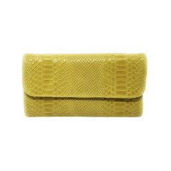 Sárga hűllő mintás alkalmi clutch