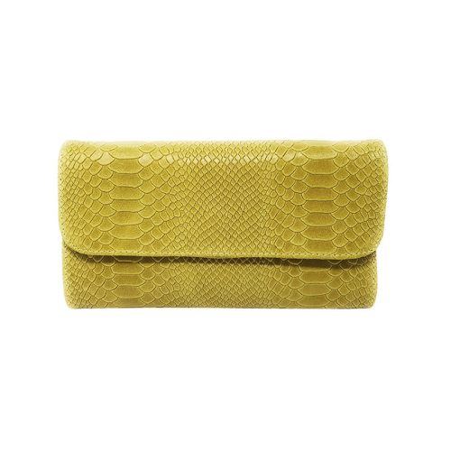 Sárga hűllő mintás alkalmi clutch