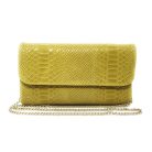Sárga hűllő mintás alkalmi clutch