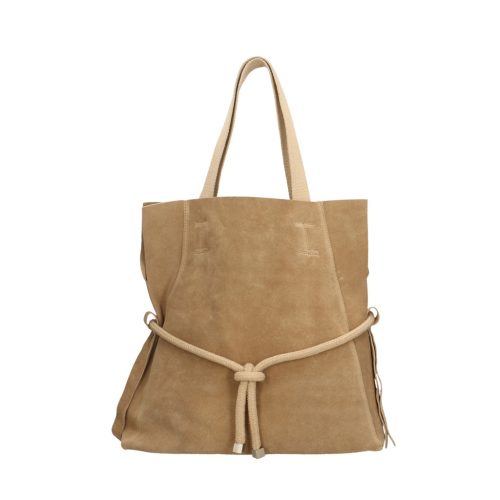 ből készült shopper táska kötős dizájnnal, modern és praktikus kialakítással