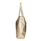 Fémes hatású hasított bőr shopper táska – Modern elegancia
