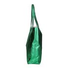 Fémes hatású hasított bőr shopper táska – Modern elegancia