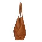 közepes méretű bőr shopper táska – Modern elegancia
