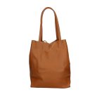 közepes méretű bőr shopper táska – Modern elegancia