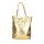 Fémes hatású hasított bőr shopper táska – Modern elegancia