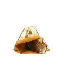 Fémes hatású hasított bőr shopper táska – Modern elegancia