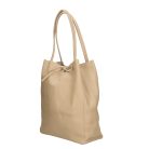közepes méretű bőr shopper táska – Modern elegancia